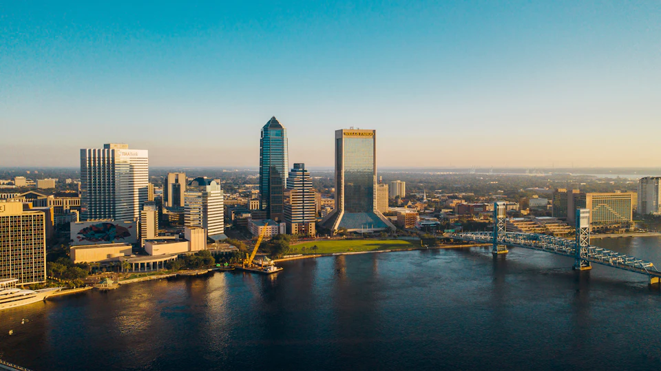 Jacksonville skyline and bridge